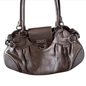 Salvatore Ferragamo  Textured Shoulder Bag